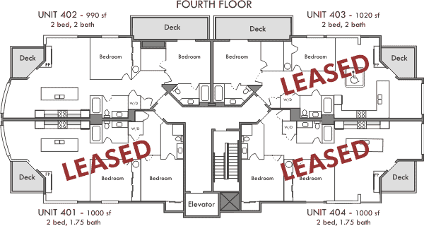 fourth floor unit