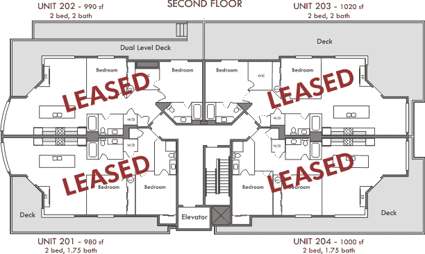 Second floor layout